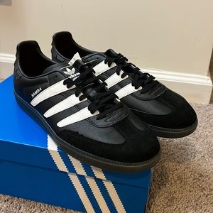 Mens Adidas Black Samba Shoes 